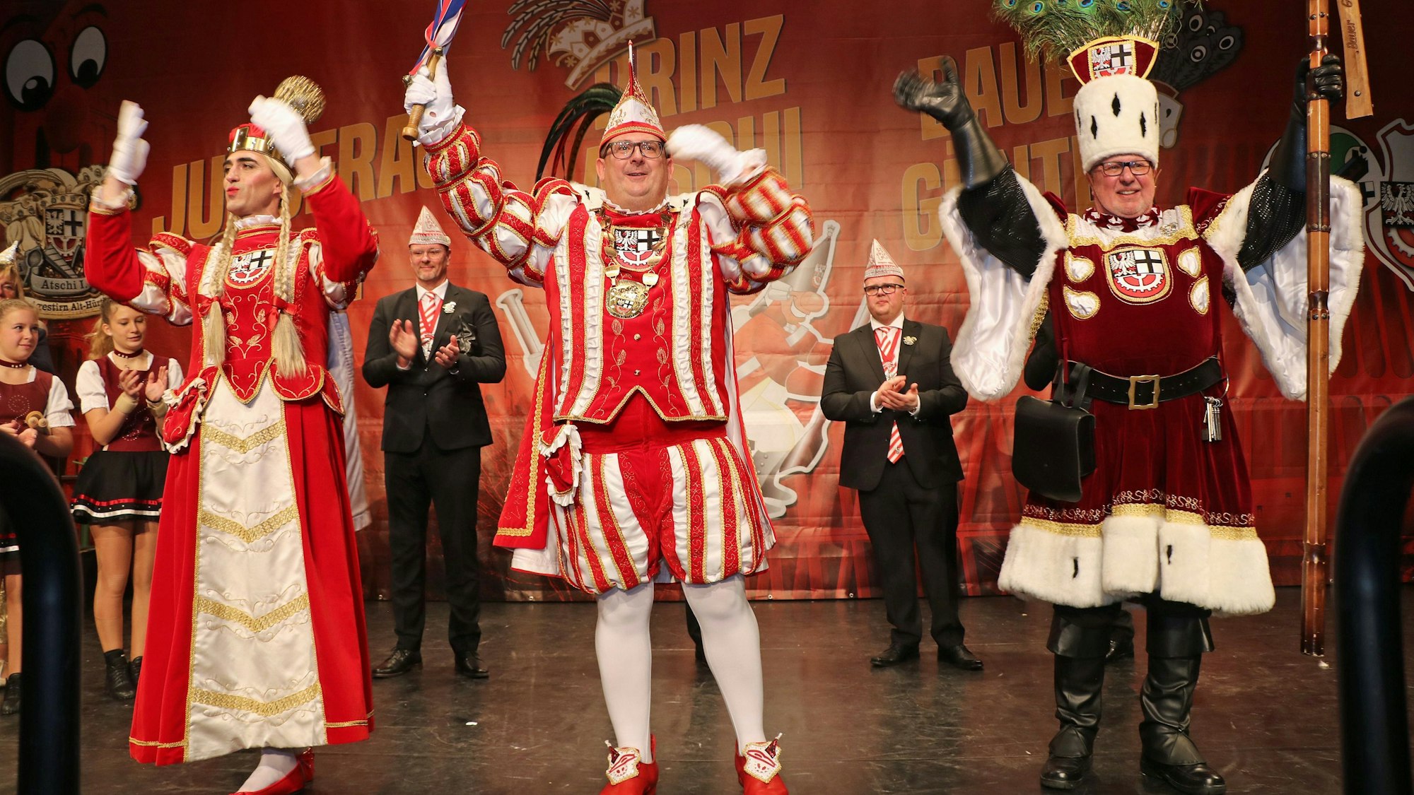 Zu sehne ist das Dreigestirn für Alt-Hürth und Hürth-Knapsack.