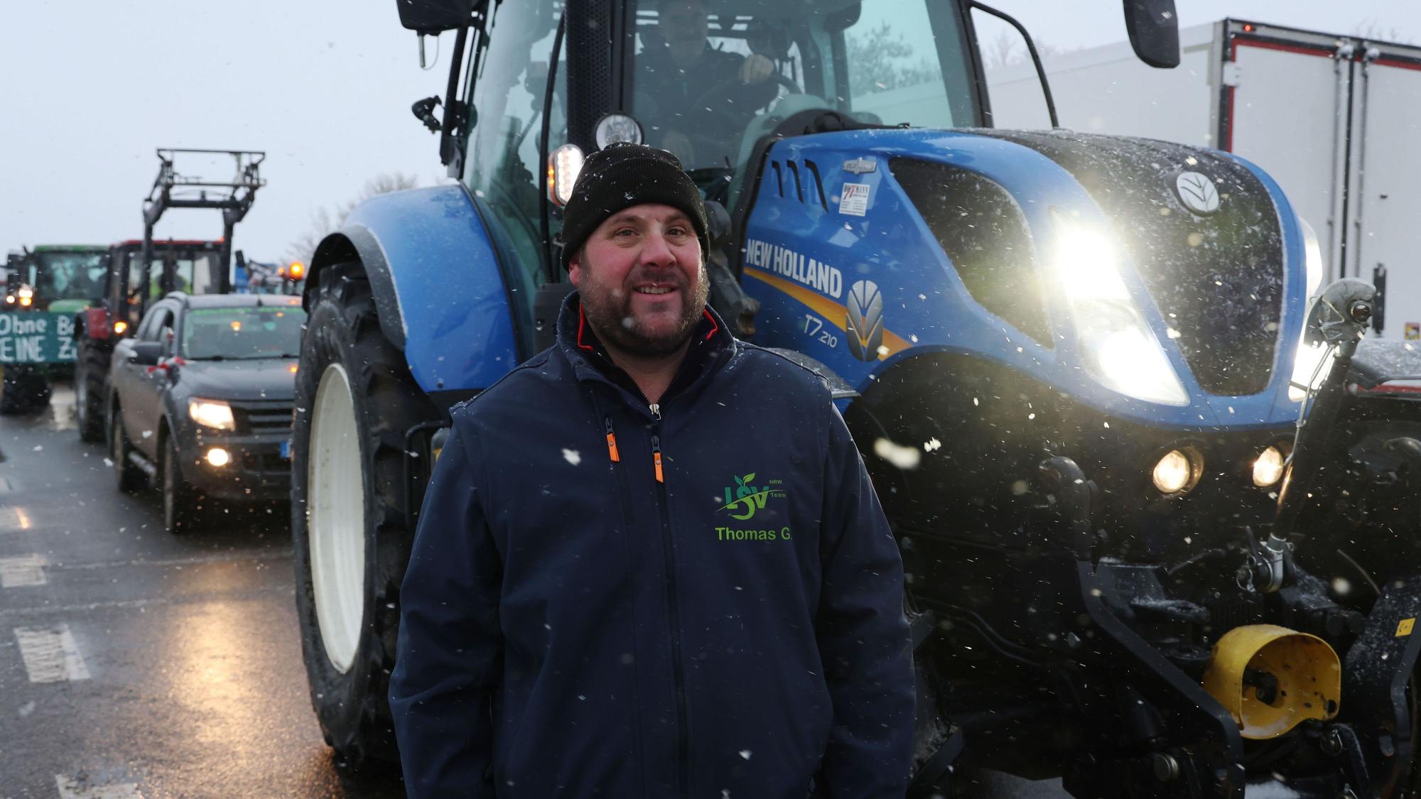 Ein Mitorganisator der Aktionen im Kreis ist Landwirt Thomas Gräf.