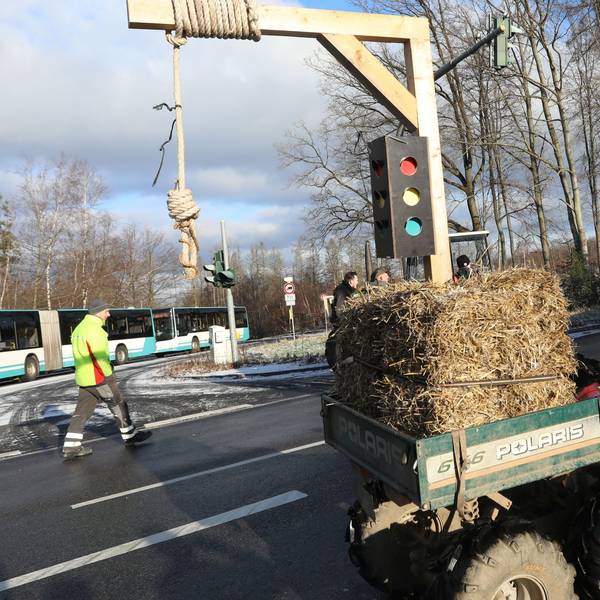 Bauernproteste im Siebengebirge