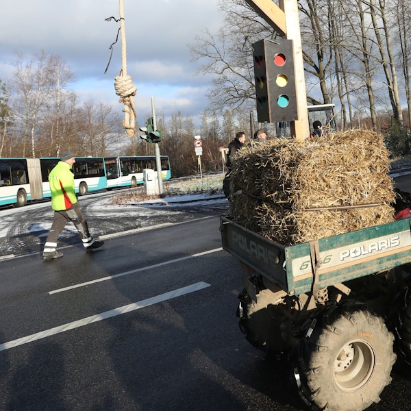 Bauernproteste im Siebengebirge