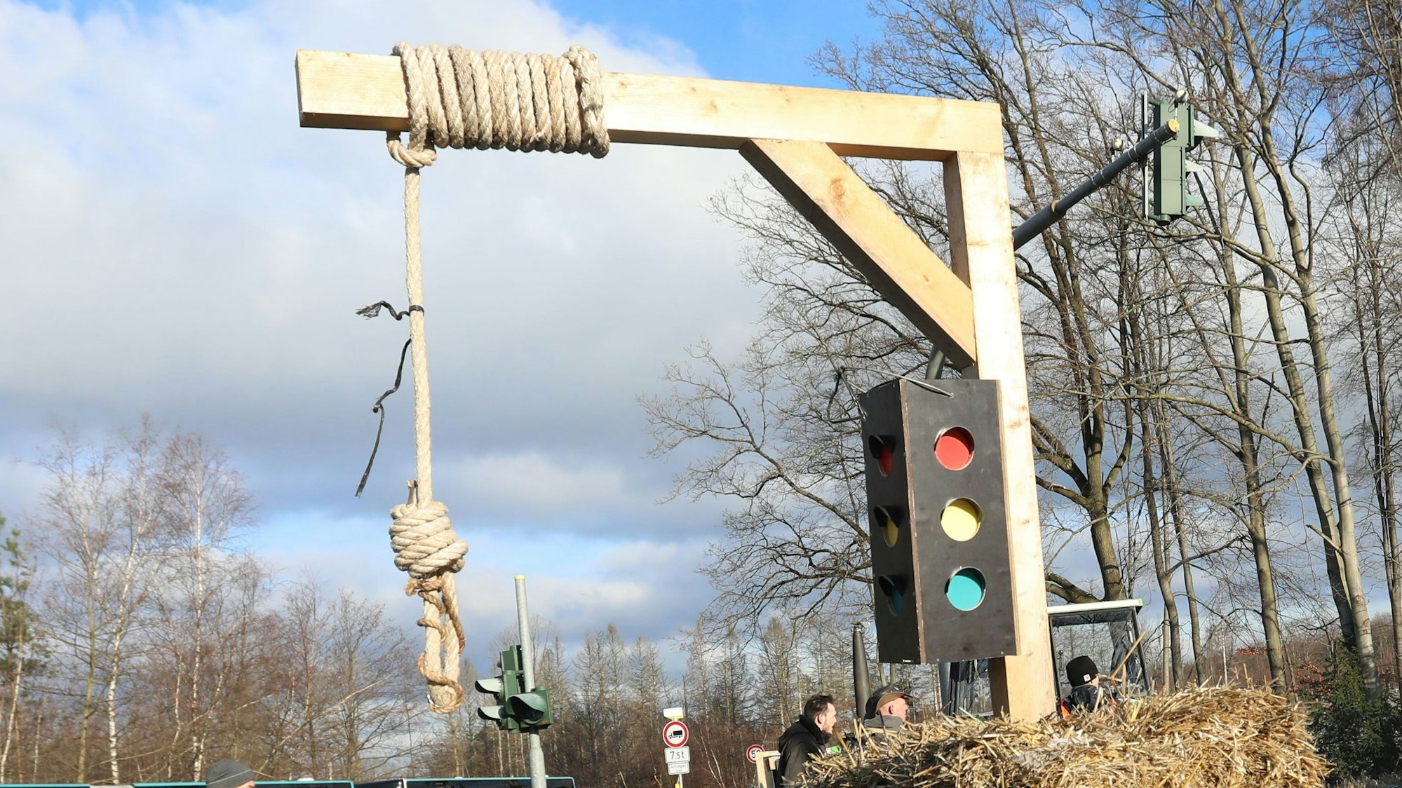 Bauernproteste im Siebengebirge