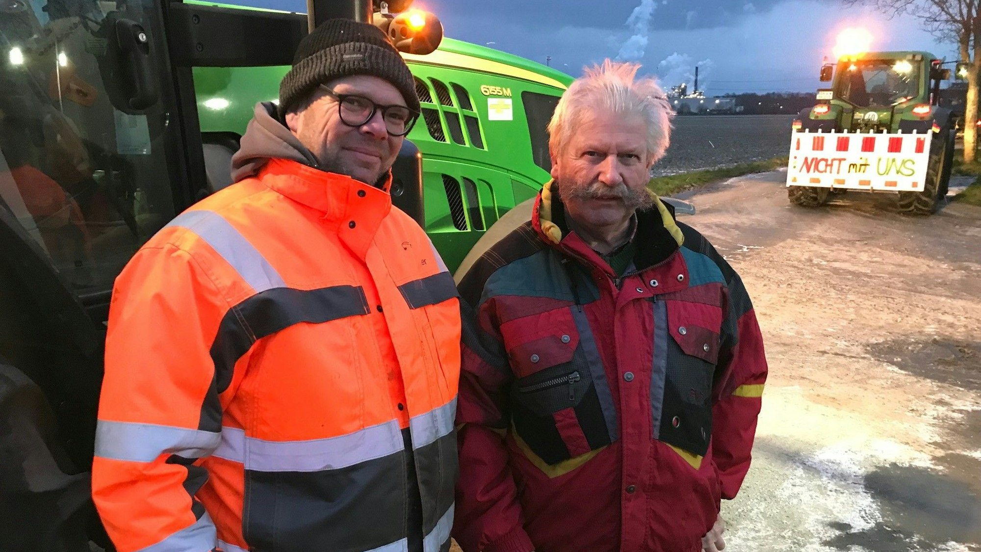 Trecker-Demo in Hürth und Köln
