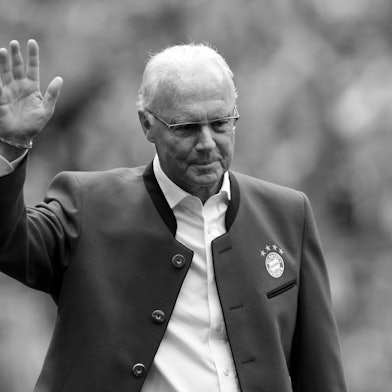 Franz Beckenbauer im Jahr 2016. Am 7. Januar 2024 starb der „Kaiser“.