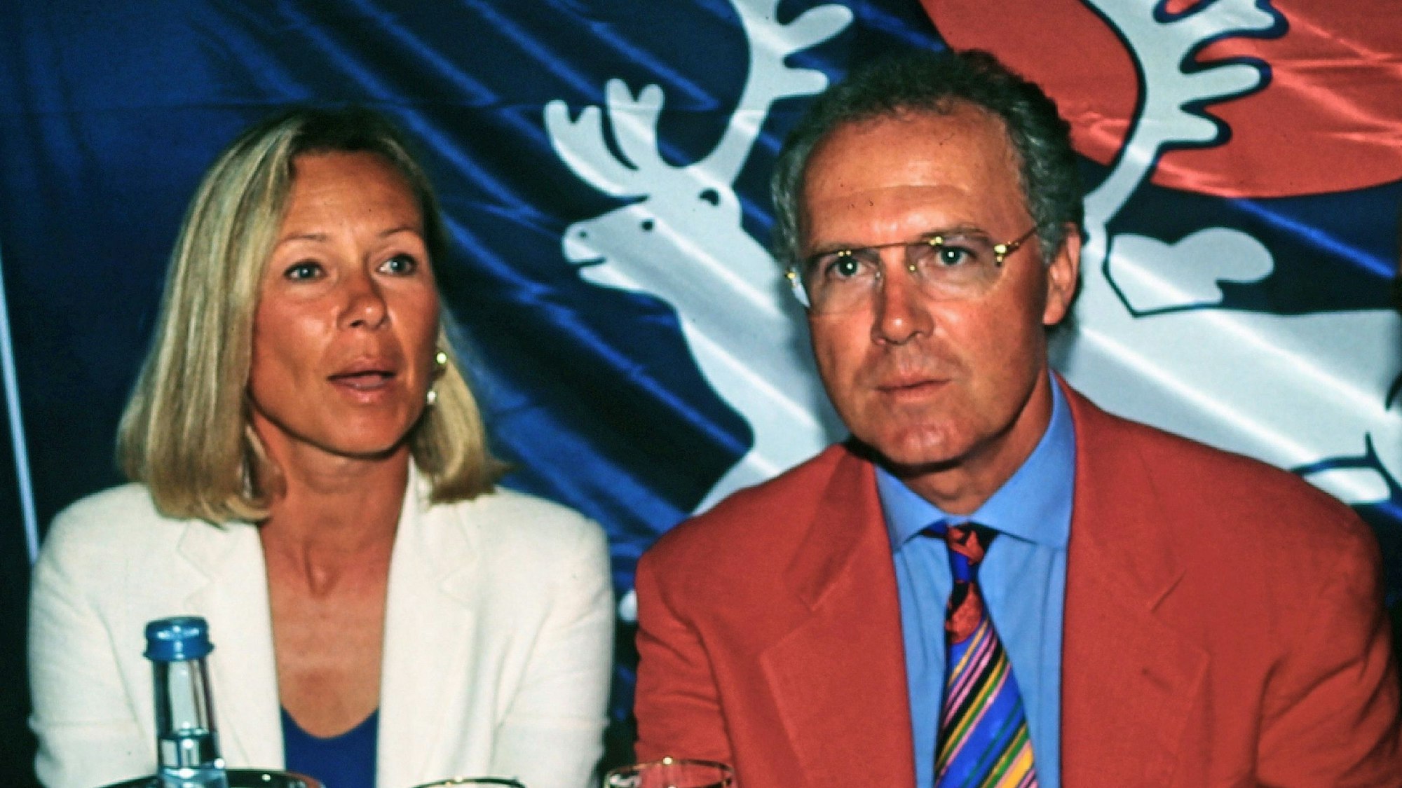 Franz Beckenbauer mit seiner zweiten Ehefrau Sybille.