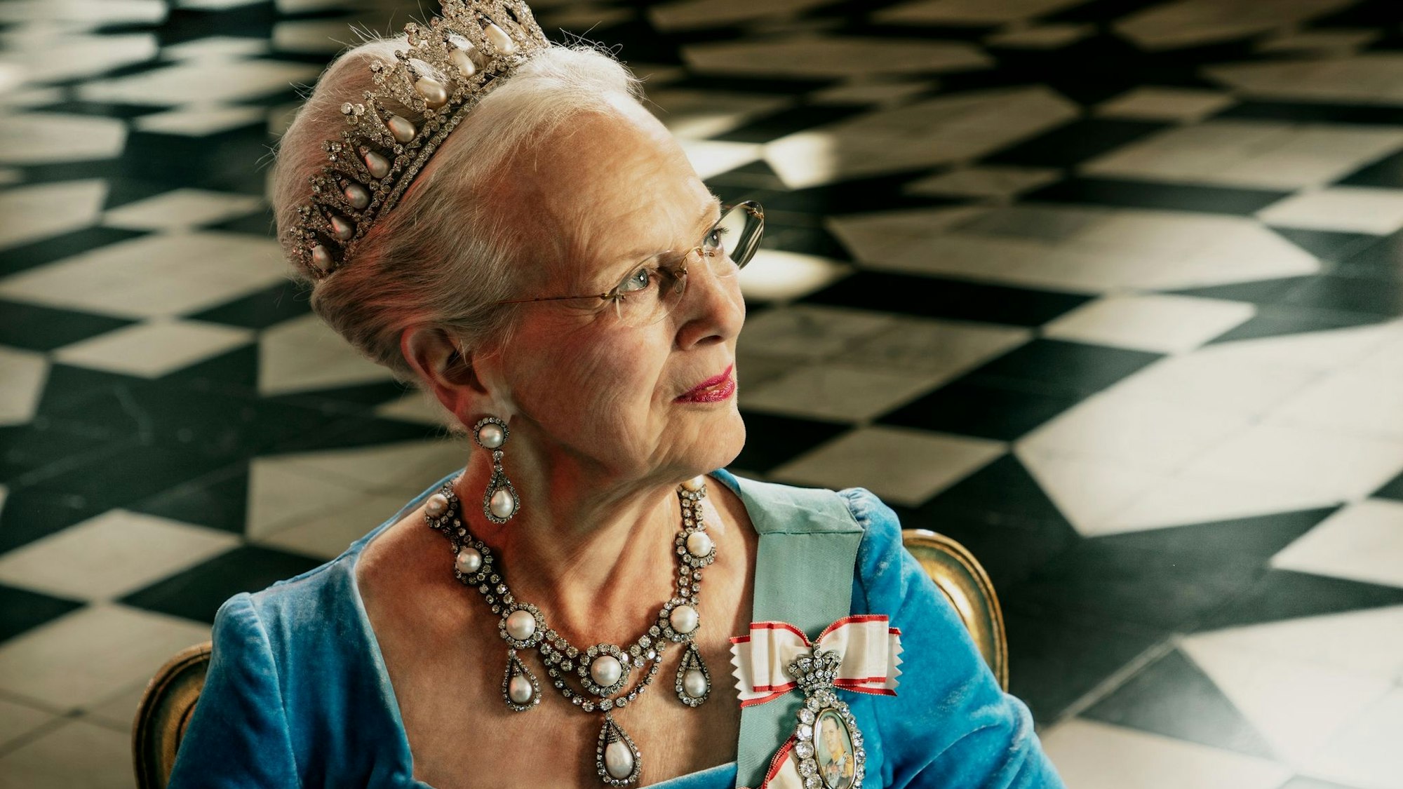 Königin Margrethe II. Porträt