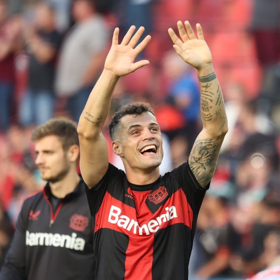 Gibt die Richtung an, auch wenn er bei Bayer Leverkusen nicht mal Vizekapitän ist: Granit Xhaka.