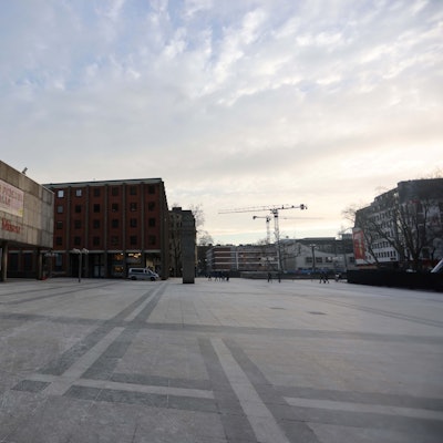 Blick auf den Roncalliplatz in Köln