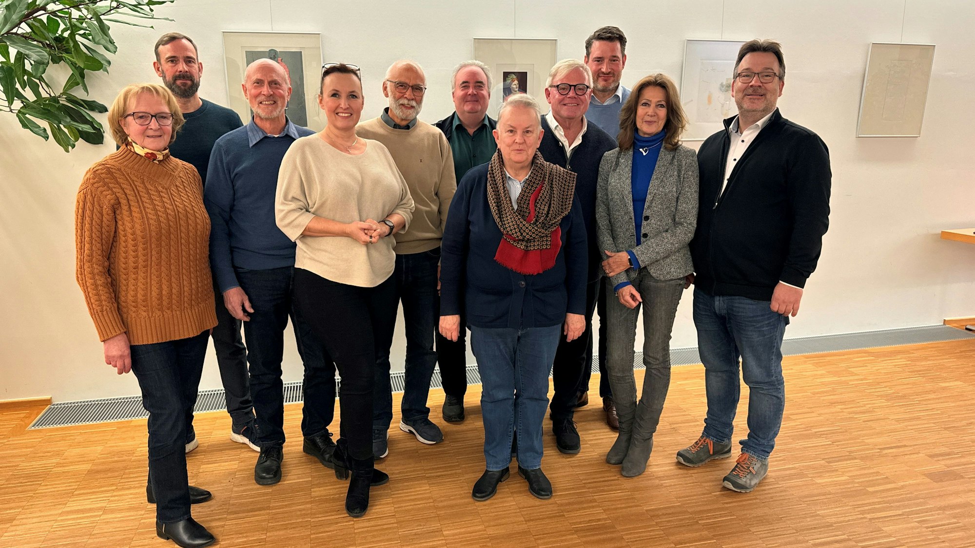 Der CDU-Fraktionsvorstand - die CDU-Kreistagsfraktion zeigte ich in der Vergangenheit zerstritten.