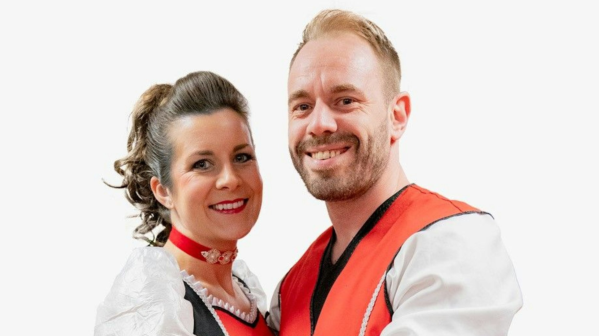 Ramona Breuer und René Quandt von den Fidelen Sandhasen.