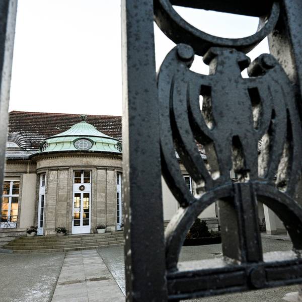 Blick auf ein Gästehaus in Potsdam, in dem AfD-Politiker nach einem Bericht des Medienhauses Correctiv im November an einem Treffen teilgenommen haben sollen.