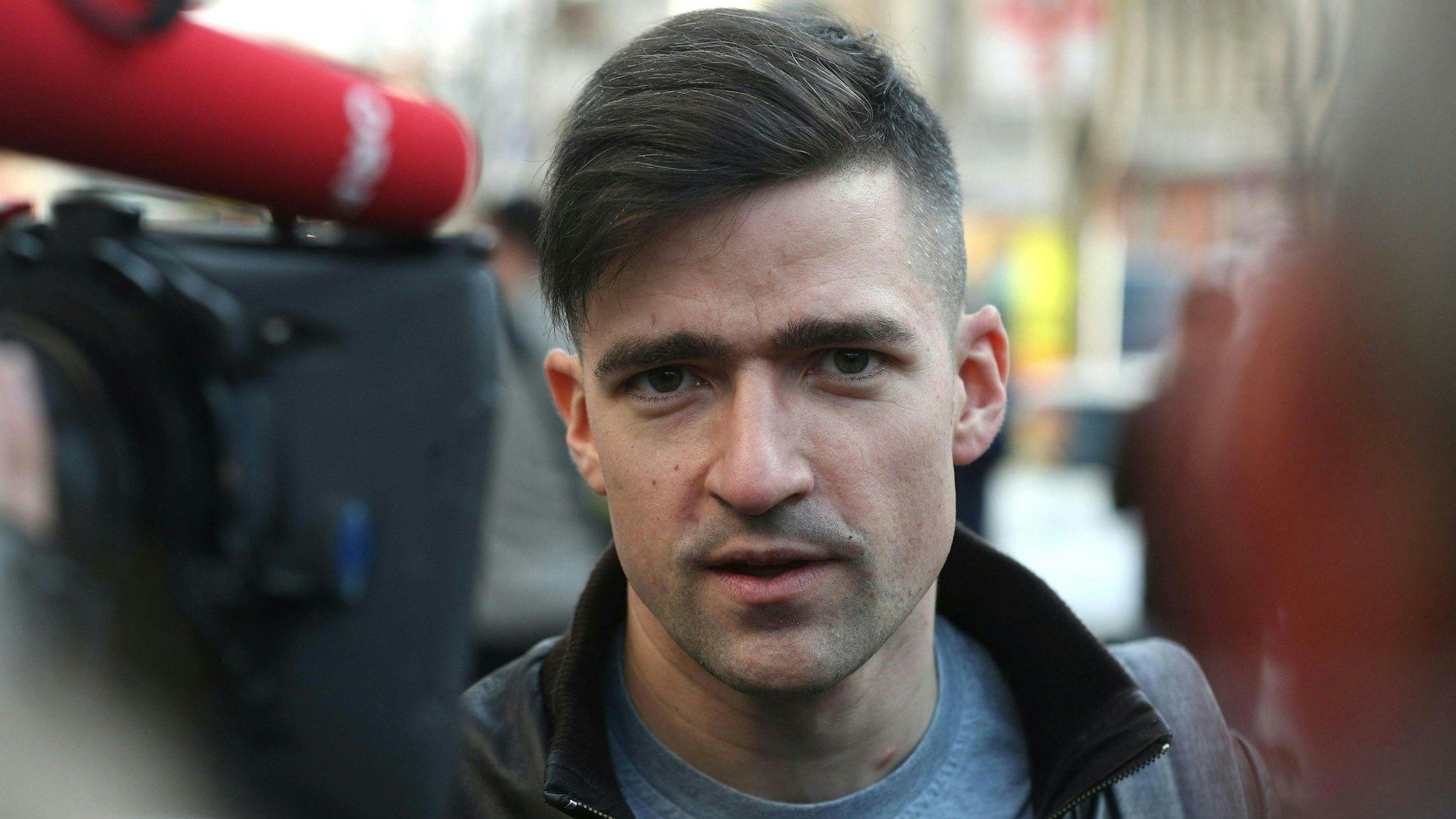 Martin Sellner von der rechtsextremen „Identitären Bewegung“