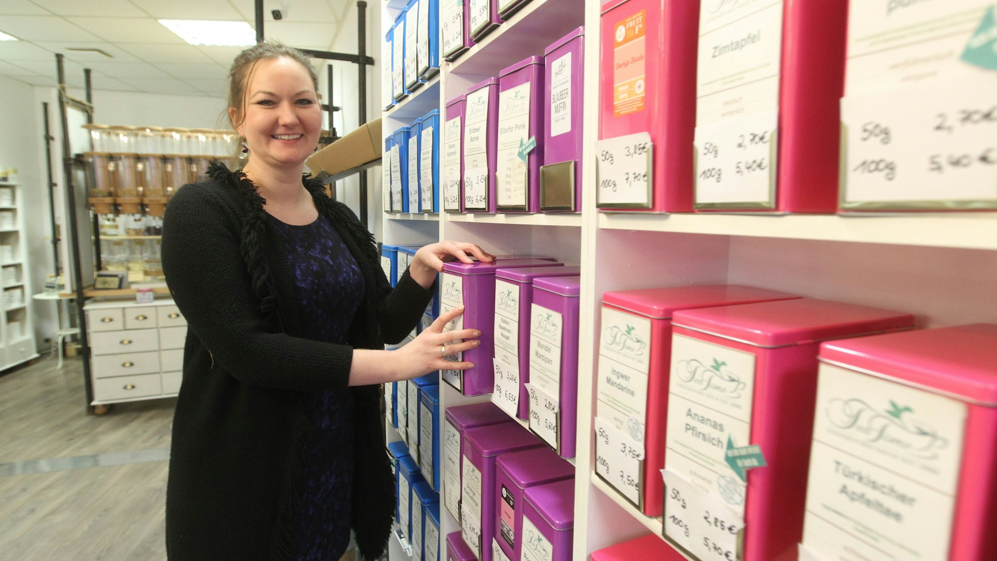 Magdalena Ebert schließt Ende Februar den Unverpackt-Laden „Naturlieb“ in Eitorf.