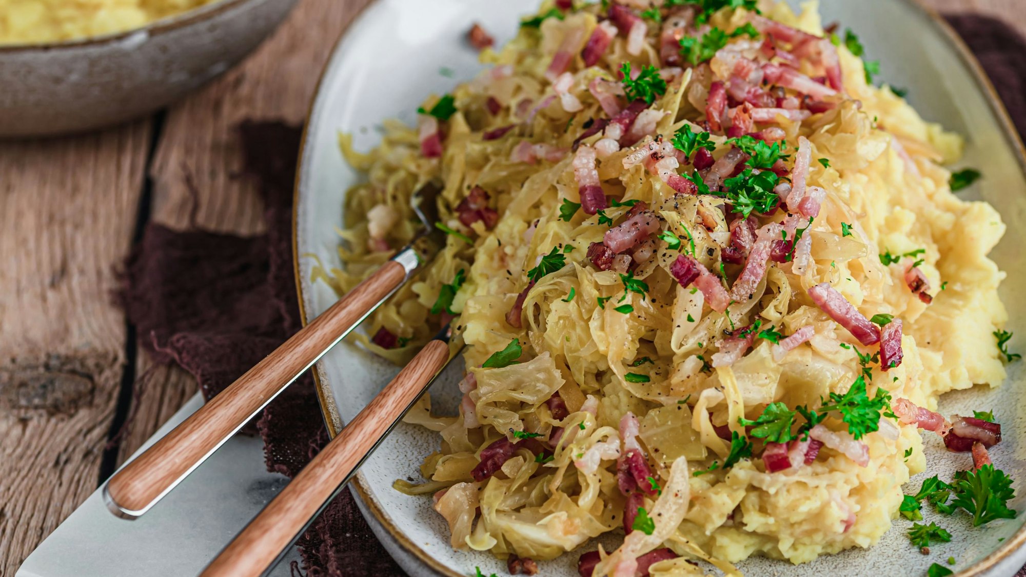 Kappestiertes oder Teertisch aus dem Kochbuch Kraut und Korn