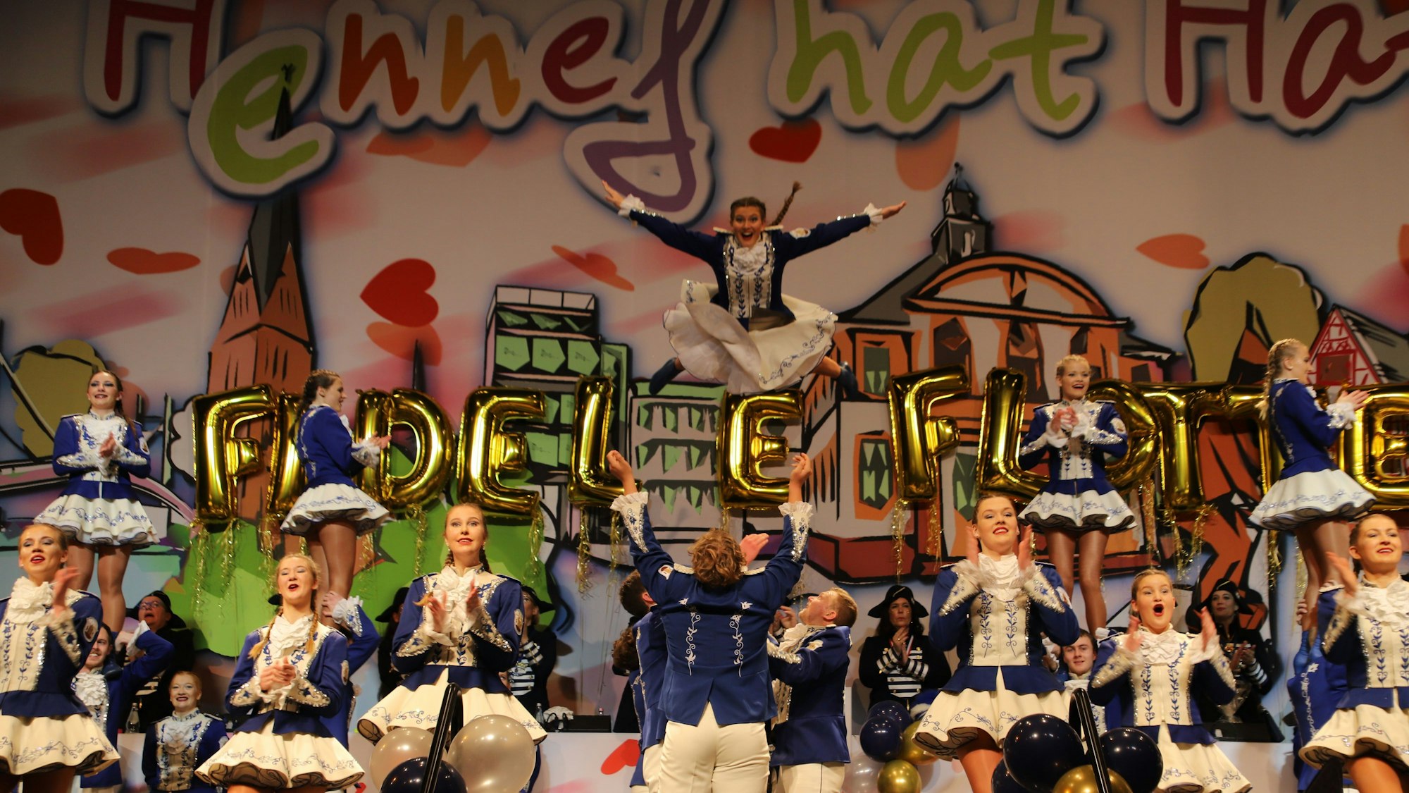 Die Fidele Flotte hatte zur närrischen Schifffahrt in die Mehrzweckhalle Meiersheide eingeladen. Westerwaldsterne.