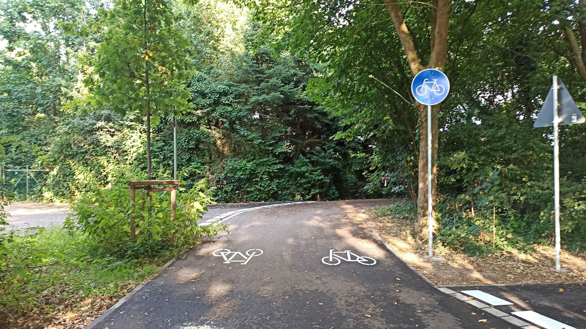 Ein Fahrradweg der RadPendlerRoute.