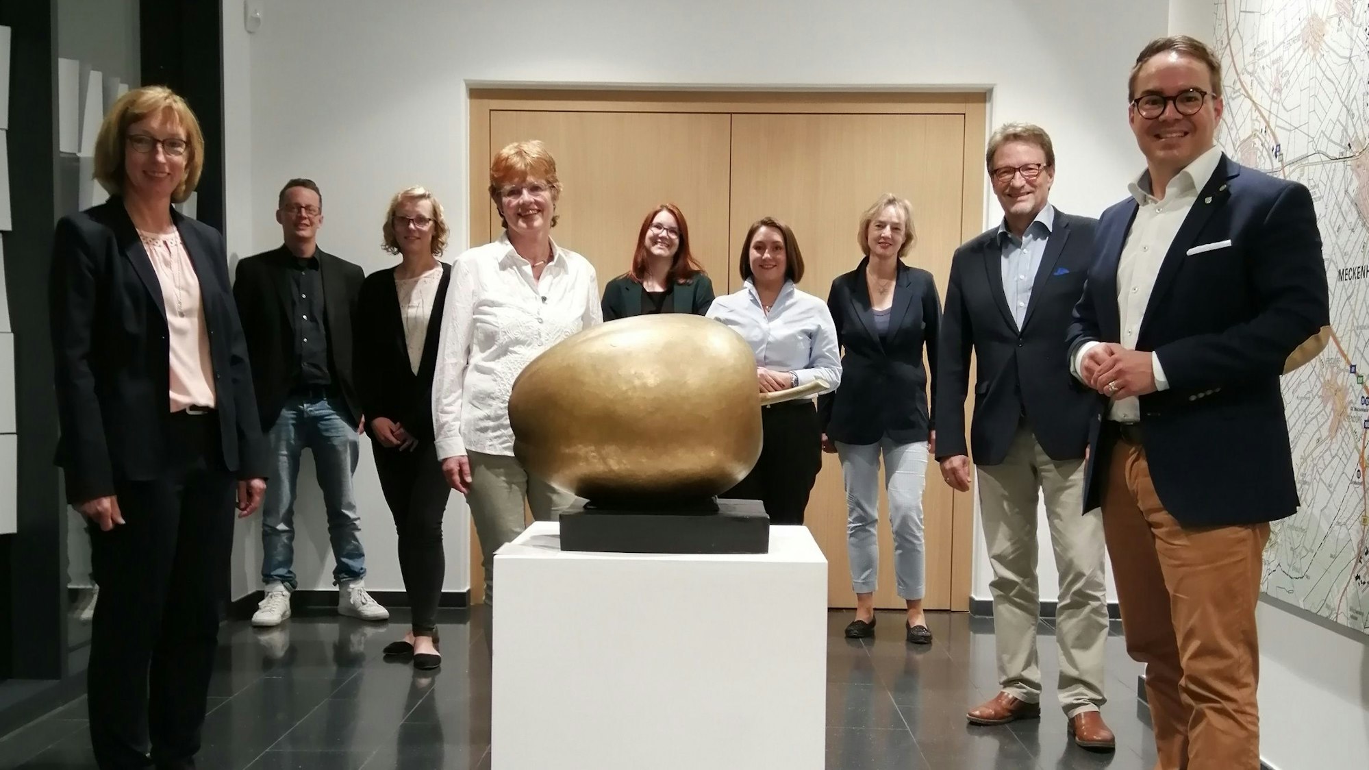 Der Kooperationsausschuss mit Mitgliedern aus CDU und Grünen tagte regelmäßig. Von links: Katja Kroeger, Tobias Mobers, Ina Löllgen, Susanne Chur-Lahl, Rebecca Stümper, Elena Dahmen, Ariane Stech, Rainer Friedrich und Joachim Kühlwetter.