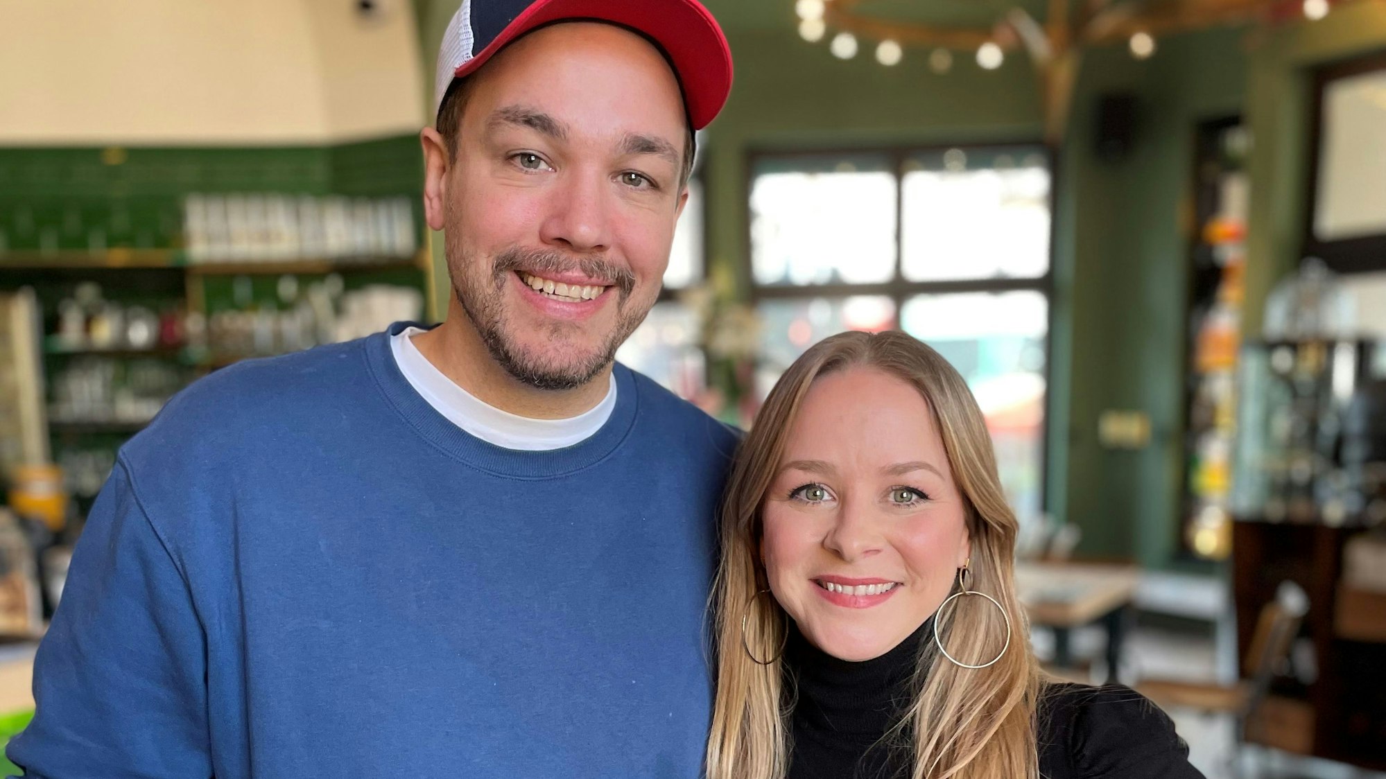 Jasmin Schwiers und ihr Mann Jan van Weyde