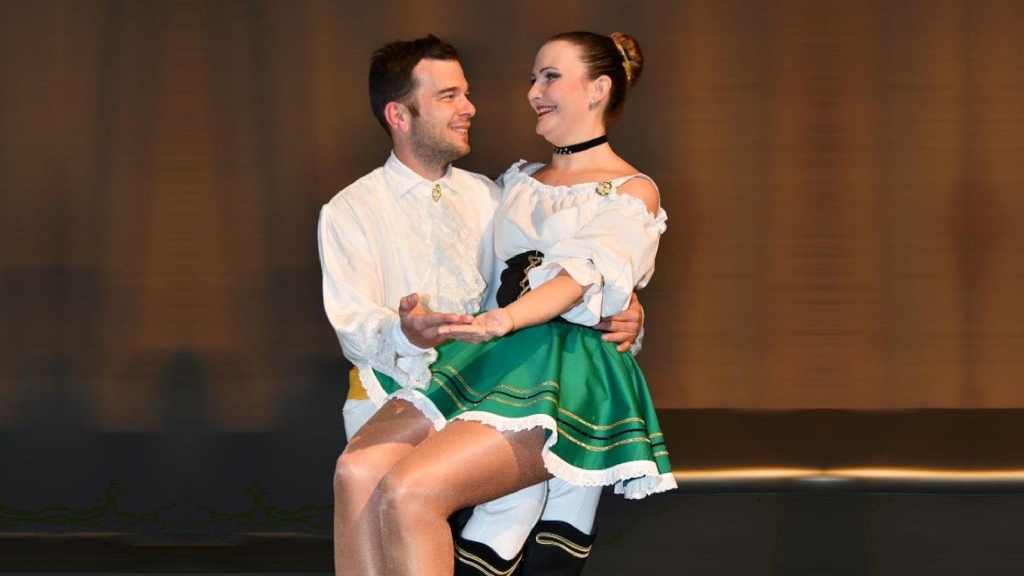 Lisa Schorneck und Stephan Groß von der KG „Die Isenburger“.