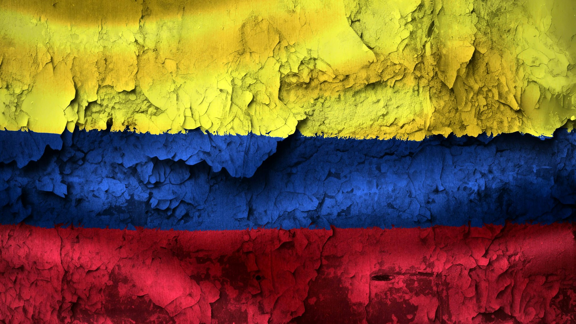 Kolumbien Flagge - realistisch schwenkende Stoffflagge *** Colombia Flag realistic schwenkende Fabric flag 1127116772
