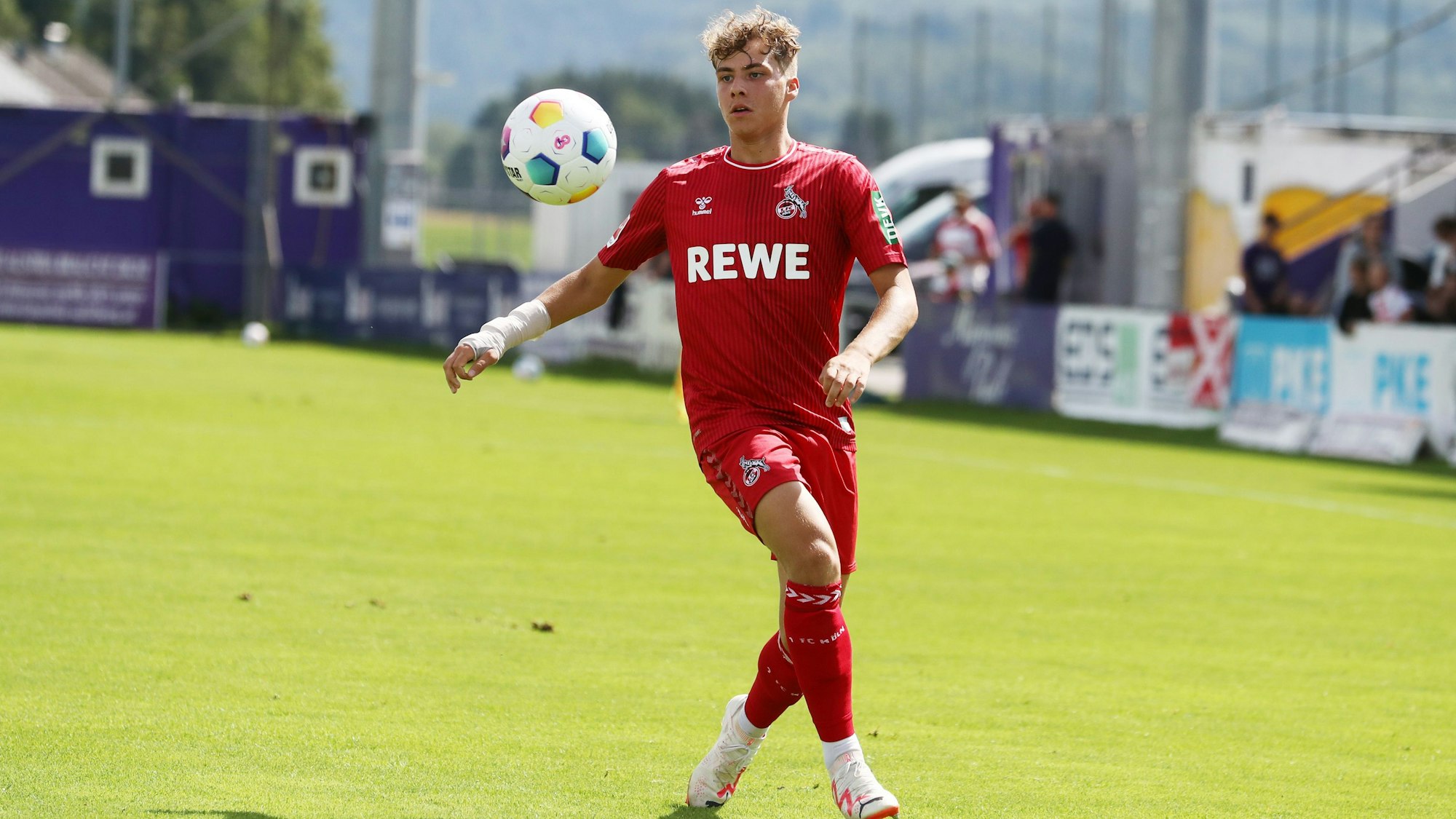 1. FC Köln, Trainingslager in Maria Alm, Oesterreich, Testspiel gegen RCD Mallorca, Meiko Wäschenbach (1. FC Köln), 21.07.2023, Bild: Herbert Bucco
