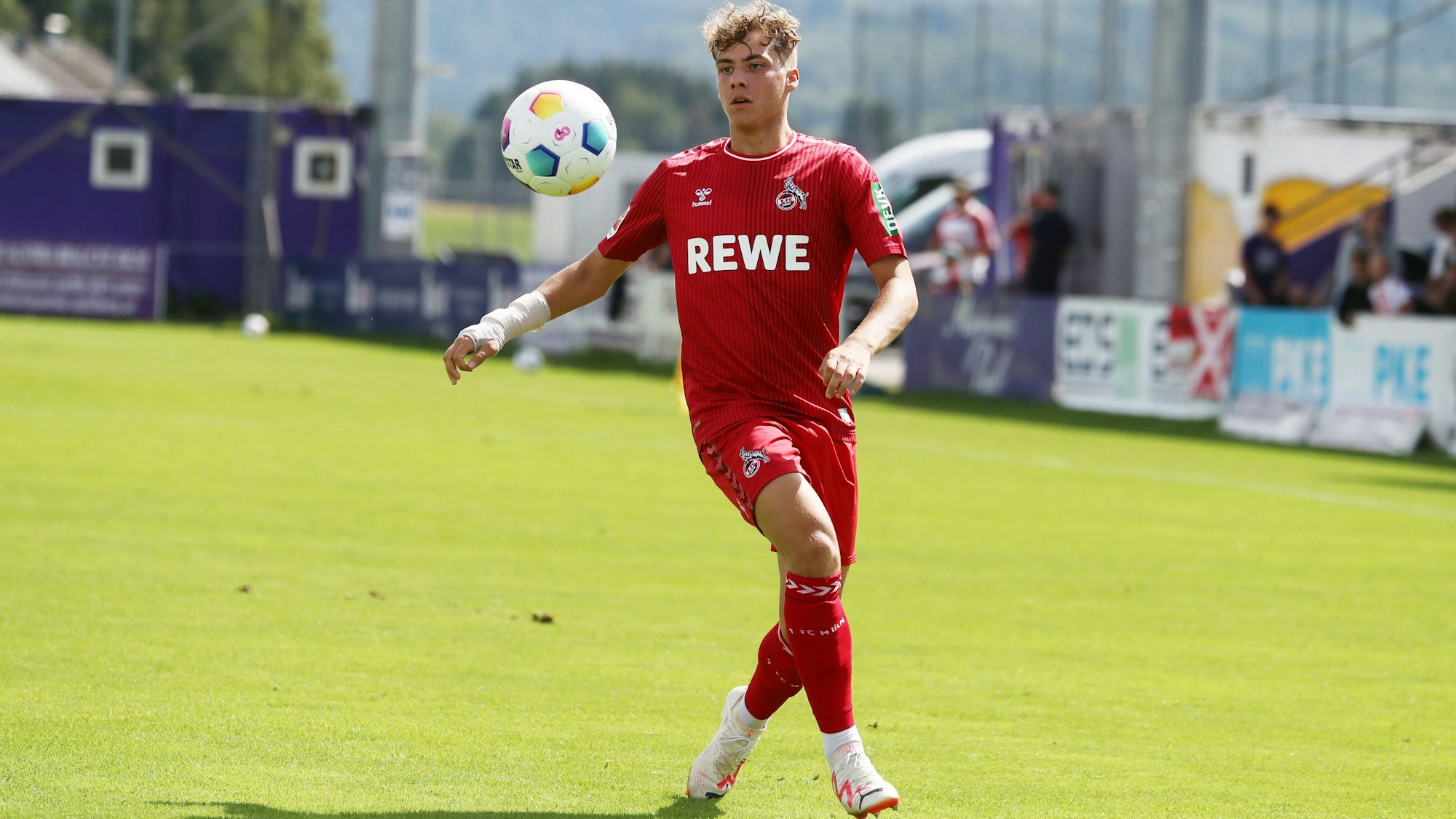 1. FC Köln, Trainingslager in Maria Alm, Oesterreich, Testspiel gegen RCD Mallorca, Meiko Wäschenbach (1. FC Köln), 21.07.2023, Bild: Herbert Bucco