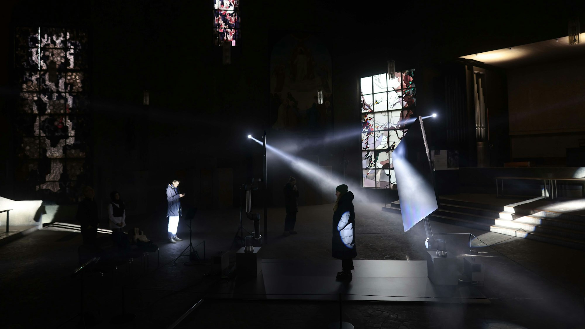 Die interaktive Installation „Mirror Me“ von Andreas Schimmelpfennig.