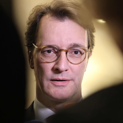 Nordrhein-Westfalens Ministerpräsident Hendrik Wüst (CDU).
