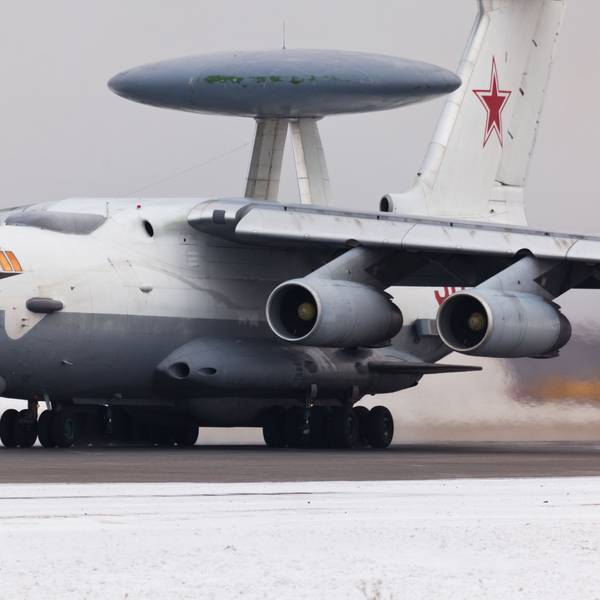Ein russisches Aufklärungsflugzeug des Typs A50U in Nowosibirsk (Archivbild)