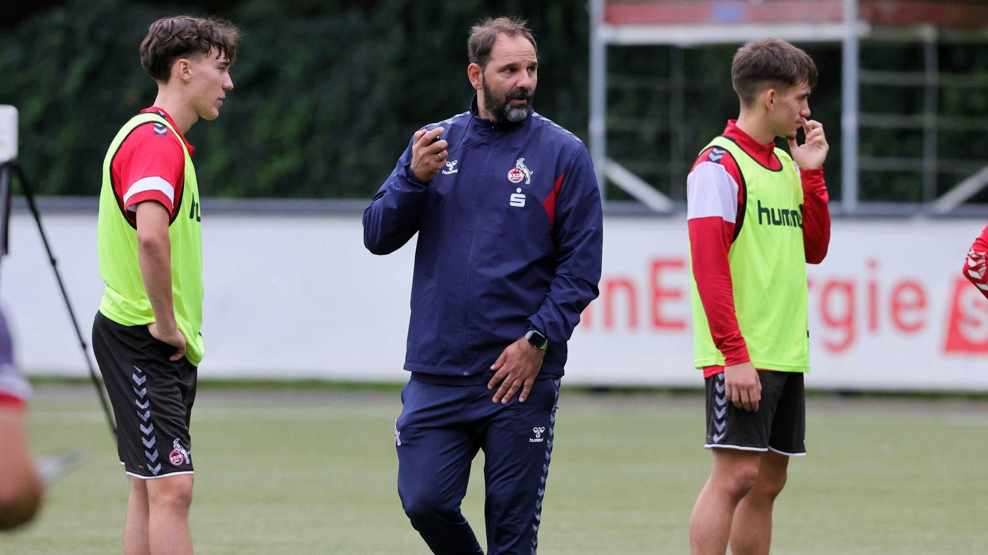 1. FC Köln, Training, auf dem Nebenplatz: Stefan Ruthenbeck 1. FC Köln, 05.10.2023, Bild: *** 1 FC Cologne, training, on the sideline Stefan Ruthenbeck 1 FC Cologne , 05 10 2023, image