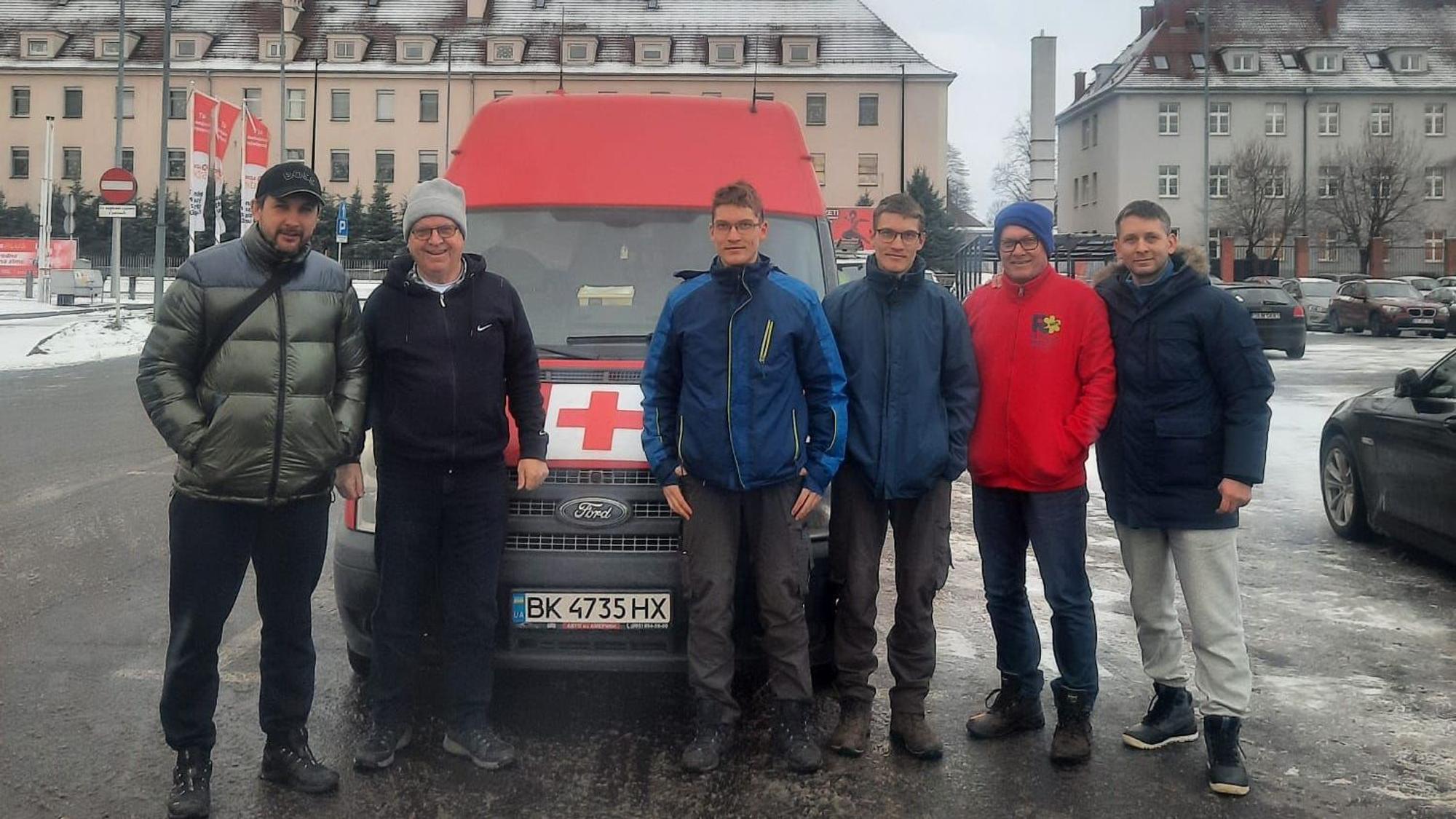 Zusammentreffen mit dem ukrainischen Teil des Teams