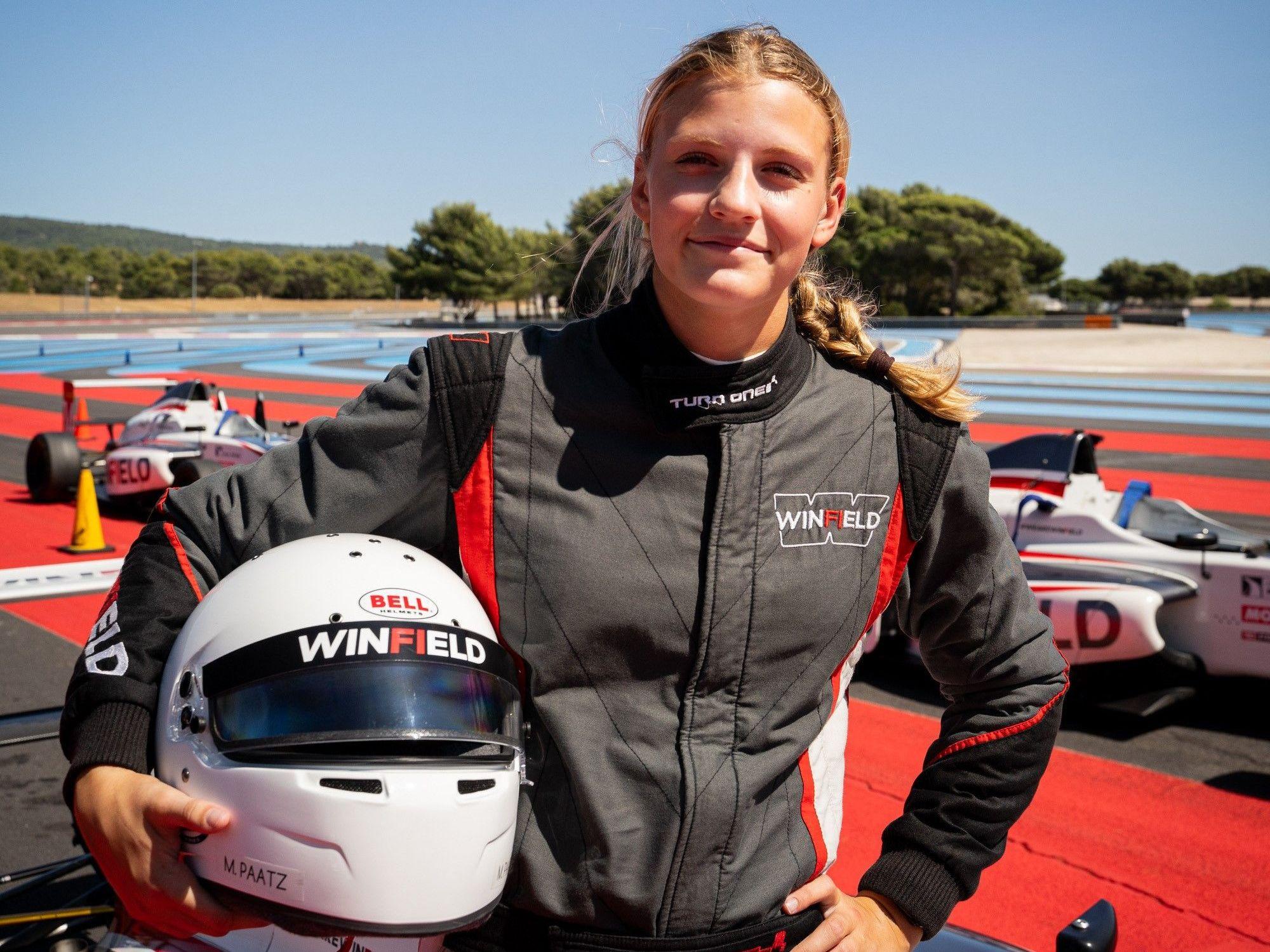 Die Formel 1 als Ziel: Mathilda Paatz
