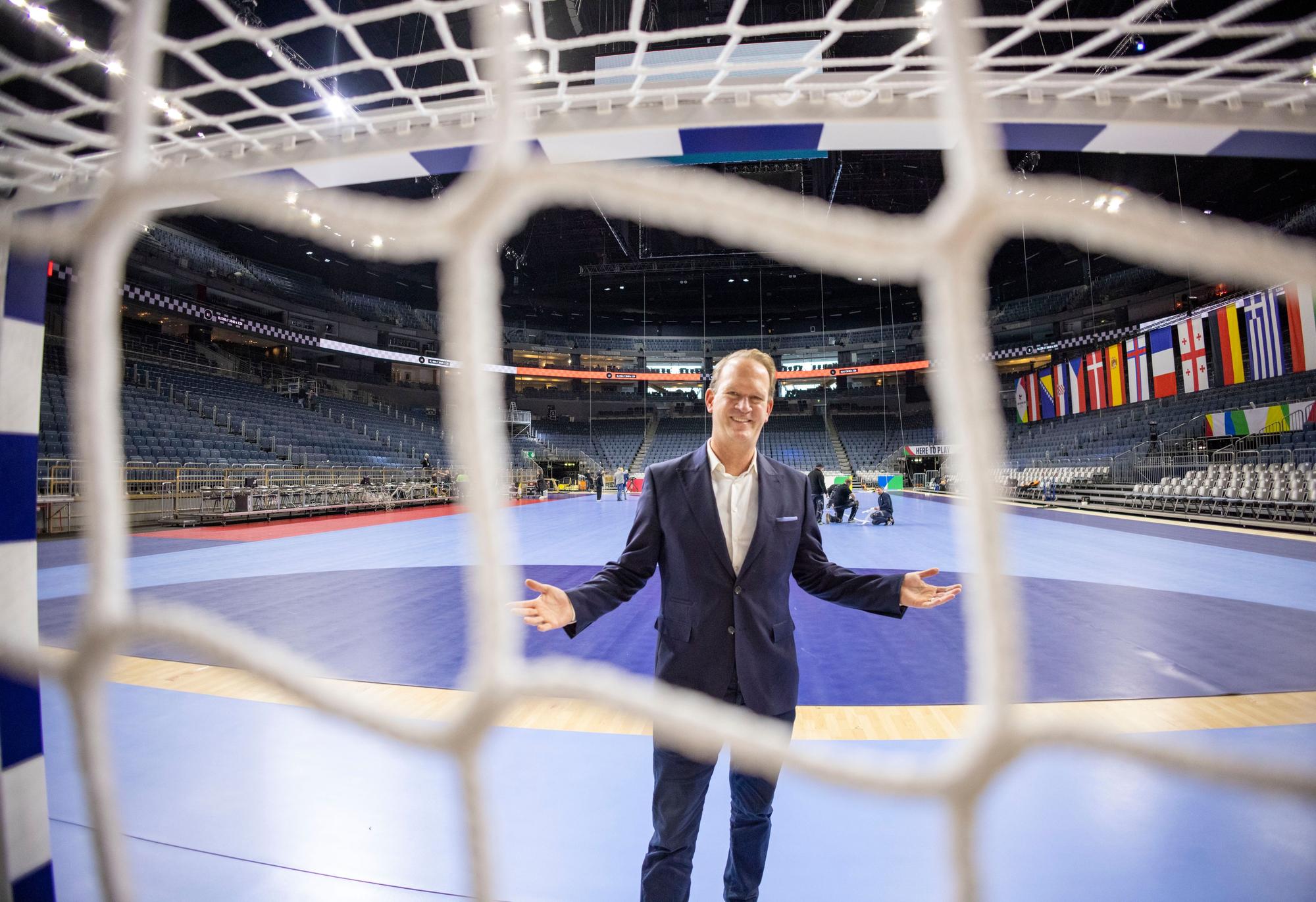 Behind The Scenes: Einblicke Handball EHF Euro 2024 Lanxess Arena, Stefan Löcher, Geschäftsführer.