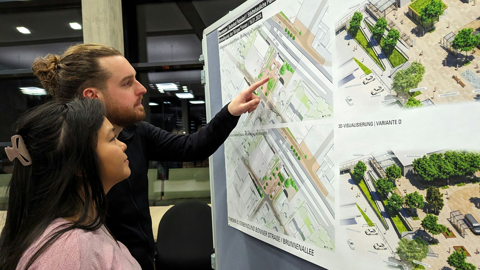 Frederik und Dharlen Tang könnten sich einen Kiosk mit Café dort gut vorstellen.