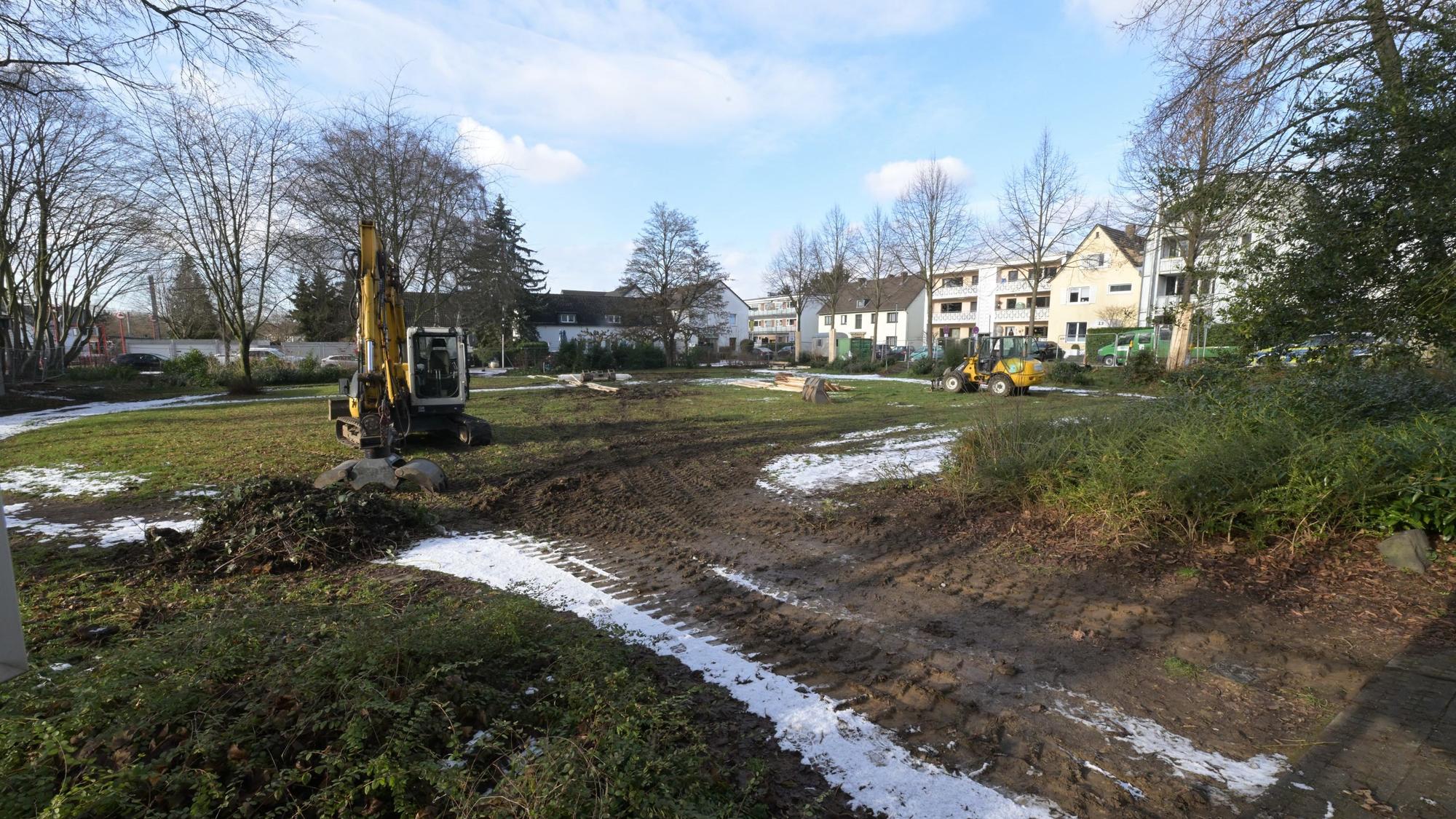 Baubeginn Mehrgenerationenpark Refrath Wilhelm Klein Strasse