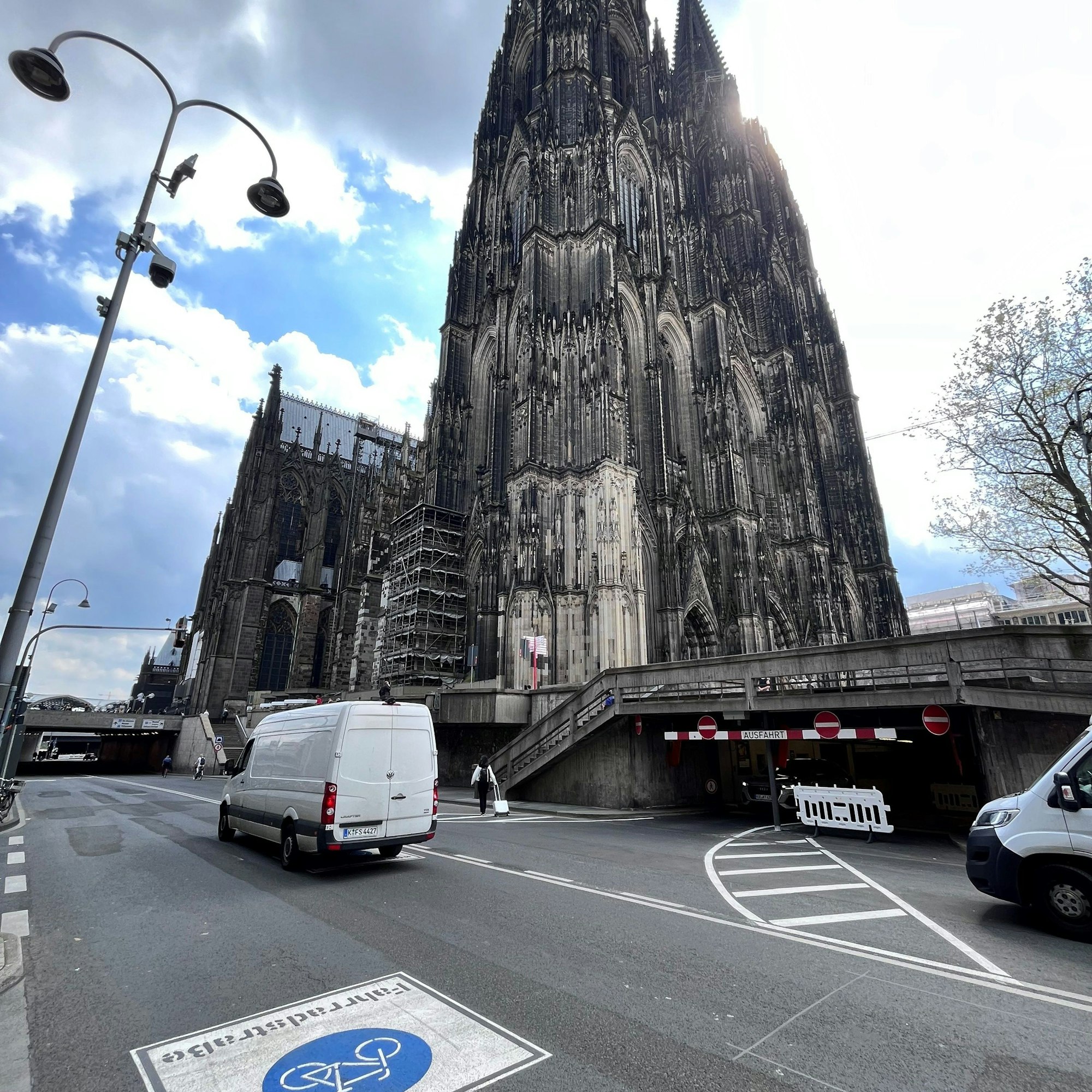 Das wäre die Sicht von der möglichen Außengastronomie vor dem Gaffel am Dom.