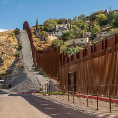 Grenze zwischen den USA und Mexiko in Nogales, Arizona.