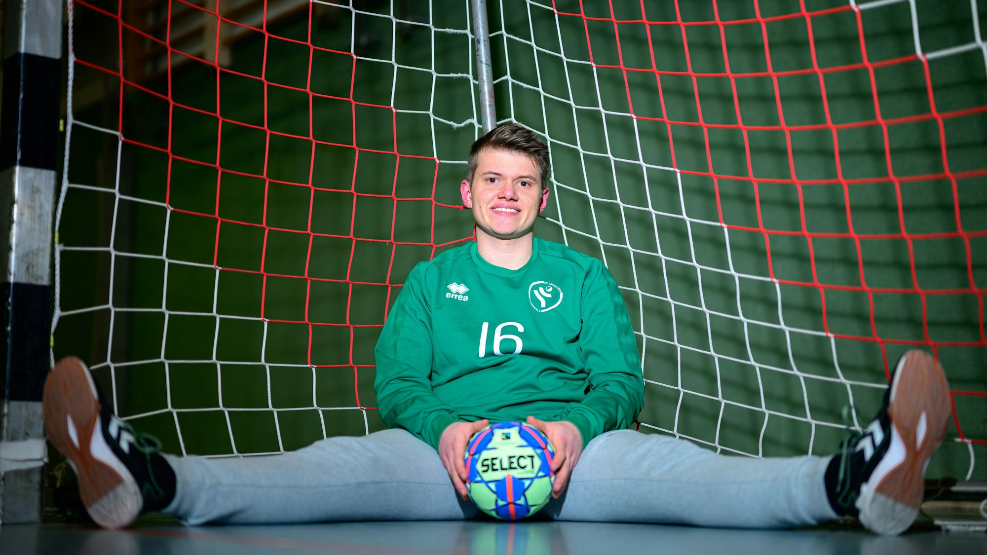 Robin Luth steht gerne im Handball-Tor