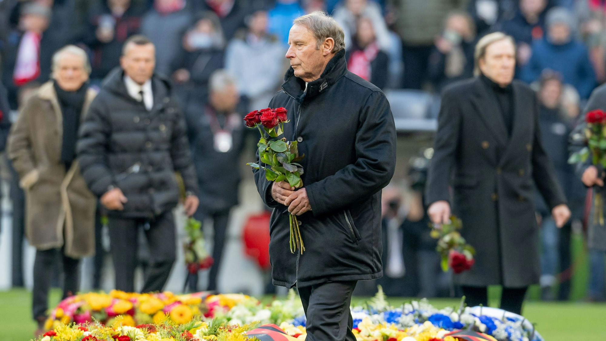 Berti Vogts nahm an der Trauerfeier für Franz Beckenbauer in München teil.