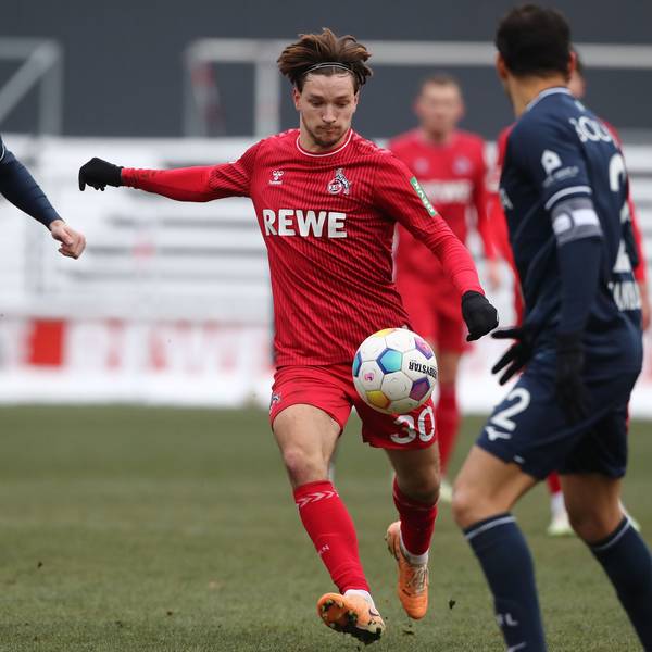 Am vergangenen Sonntag gegen Bochum noch im FC-Trikot unterwegs: Noah Katterbach.
