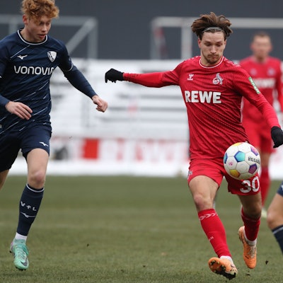 Am vergangenen Sonntag gegen Bochum noch im FC-Trikot unterwegs: Noah Katterbach.