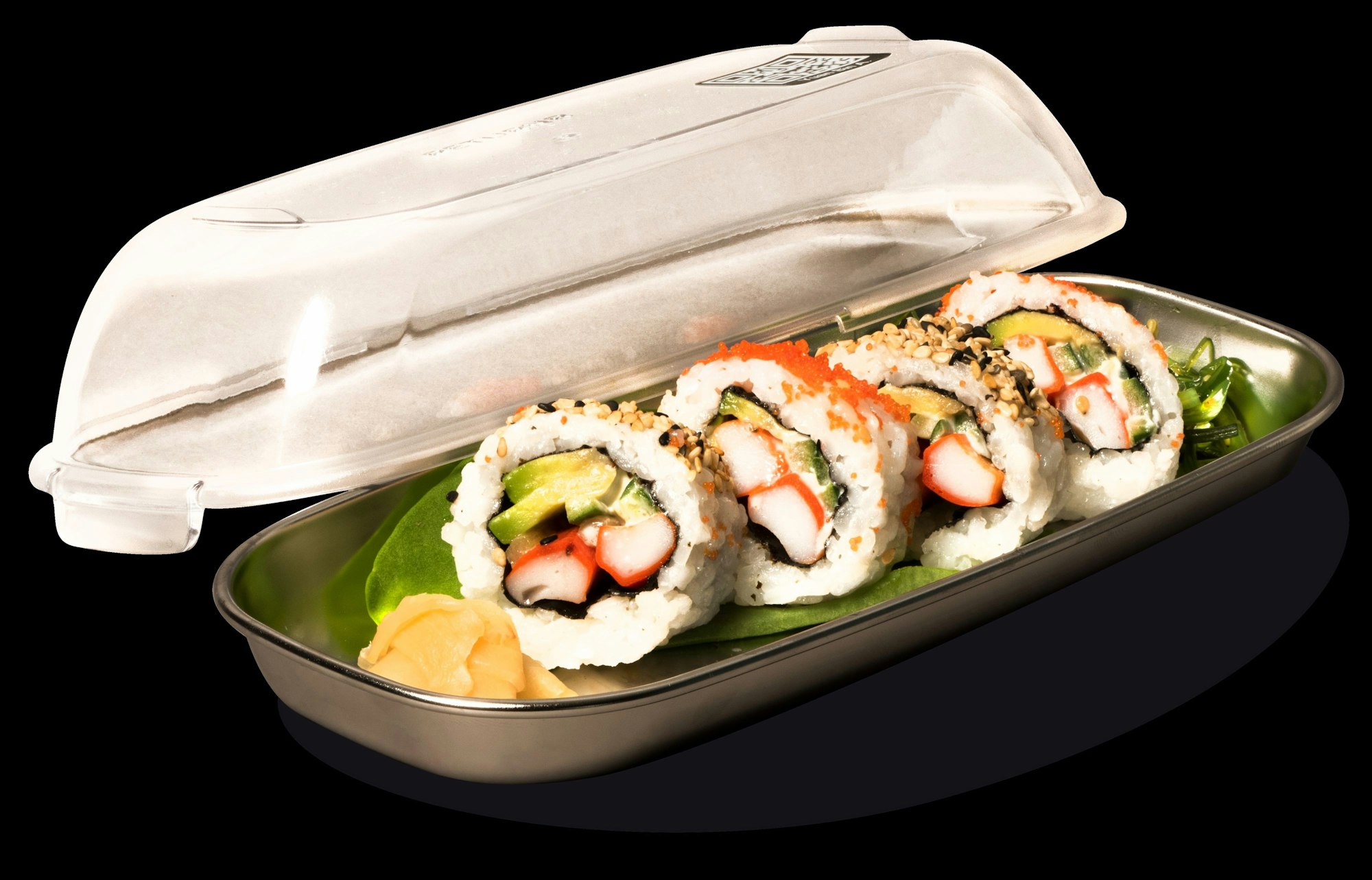 Geht auch edel, etwa für frische Sushi-Kreationen.