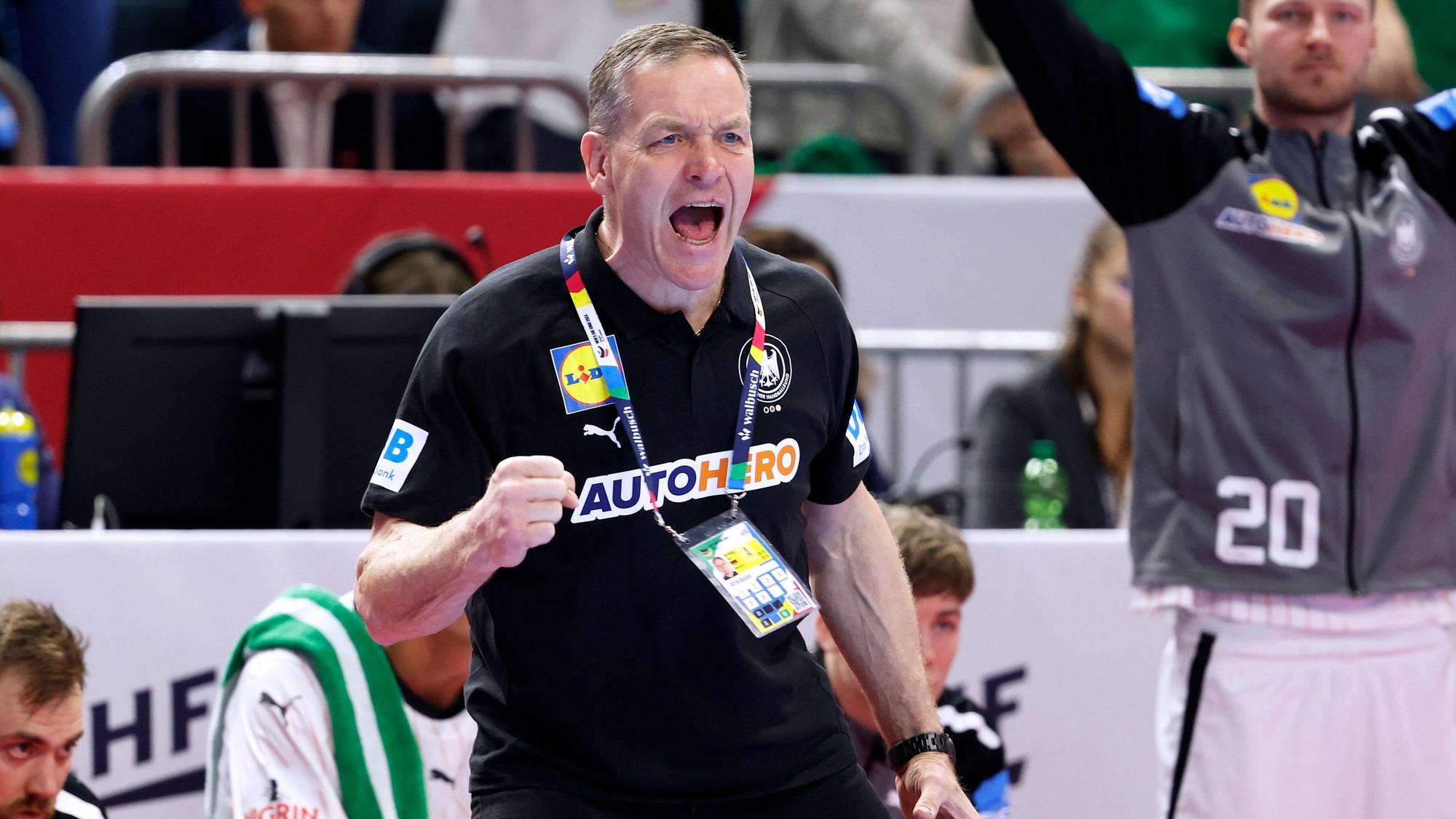 Die richtigen Worte fand Bundestrainer Alfred Gislason zum Spiel gegen Ungarn.