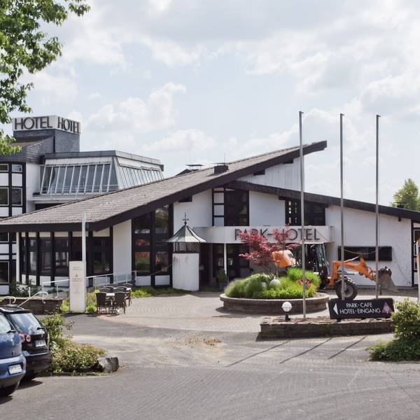 Blick auf das Park-Hotel in Nümbrecht.