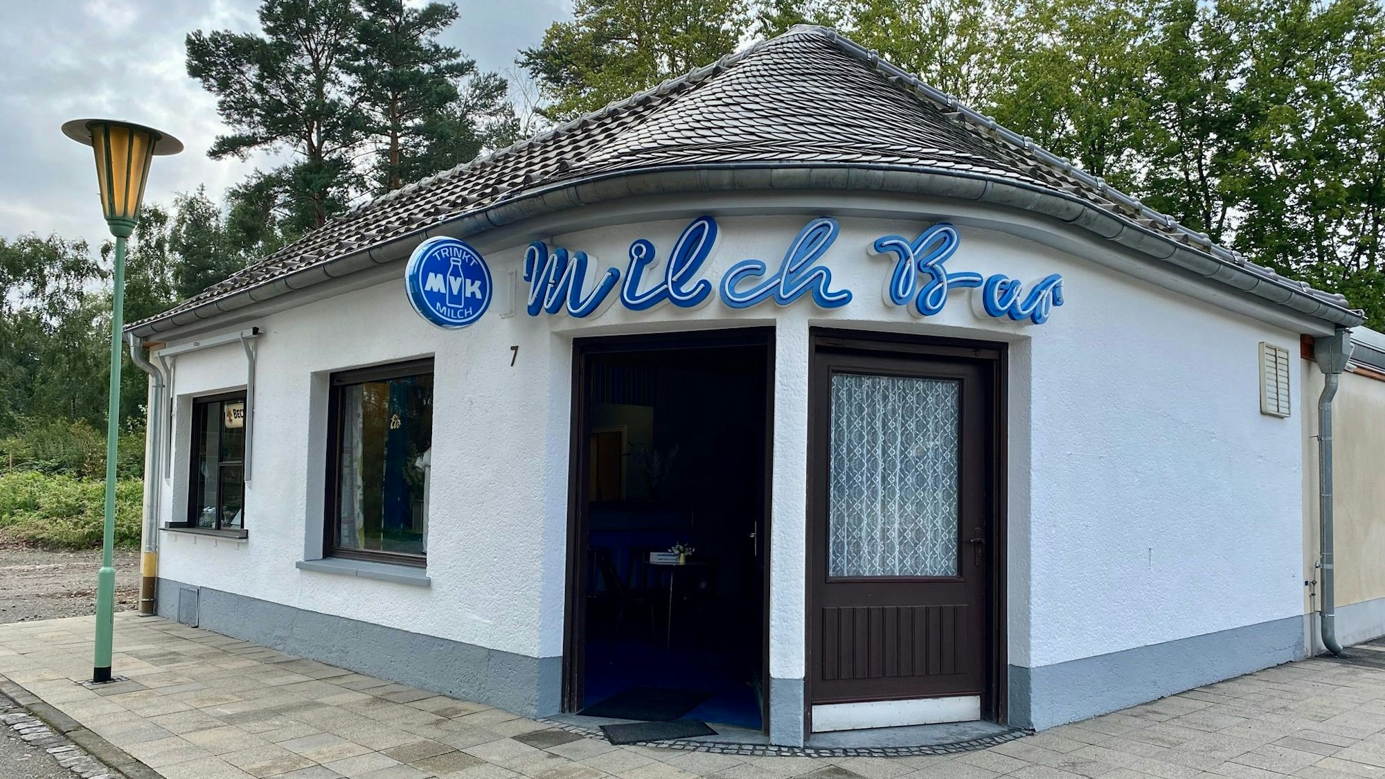 Die Milchbar aus Brühl steht seit 2019 im Freilichtmuseum in Kommern.