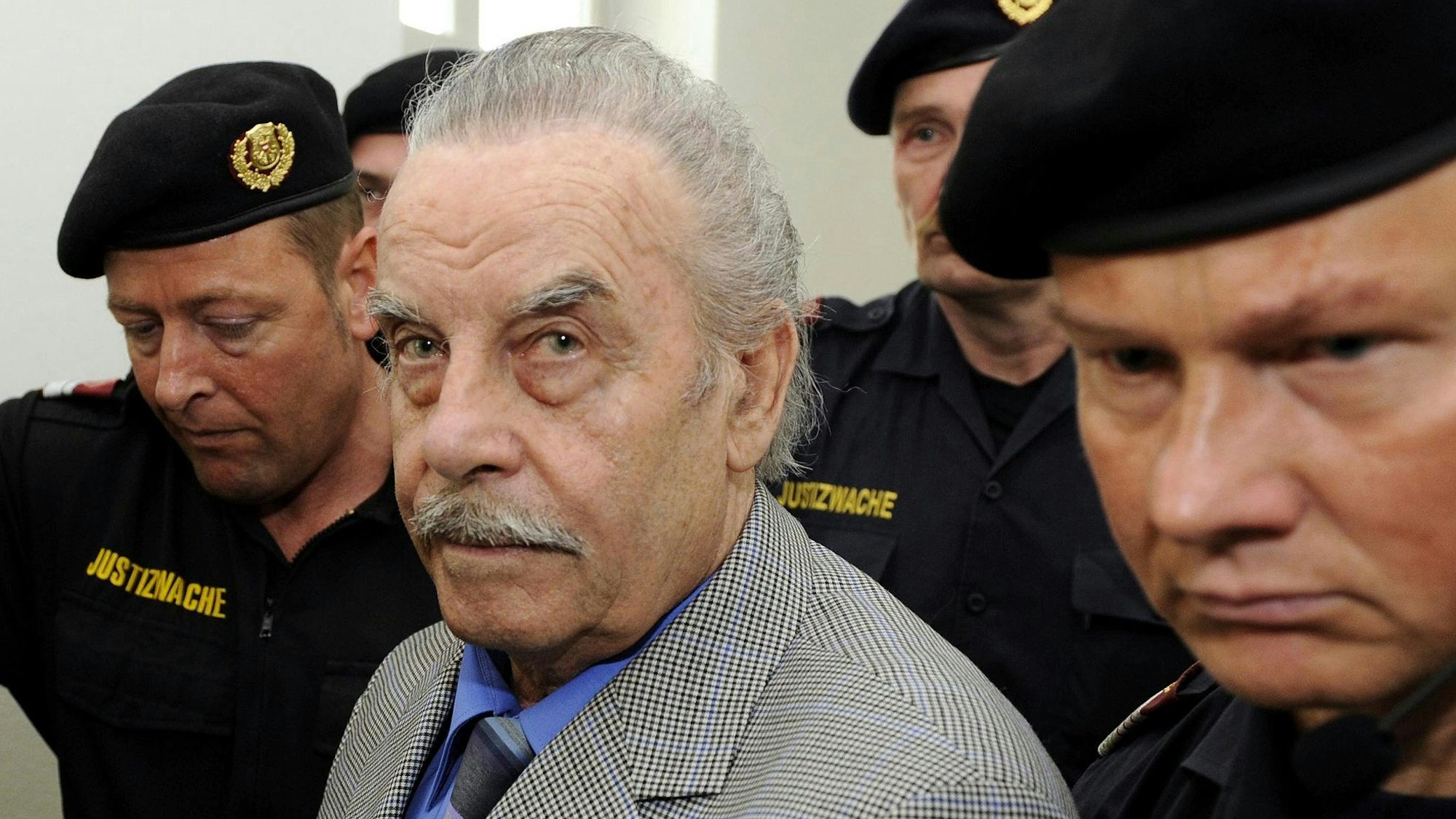 Josef Fritzl beim Gerichtsprozess im März 2009