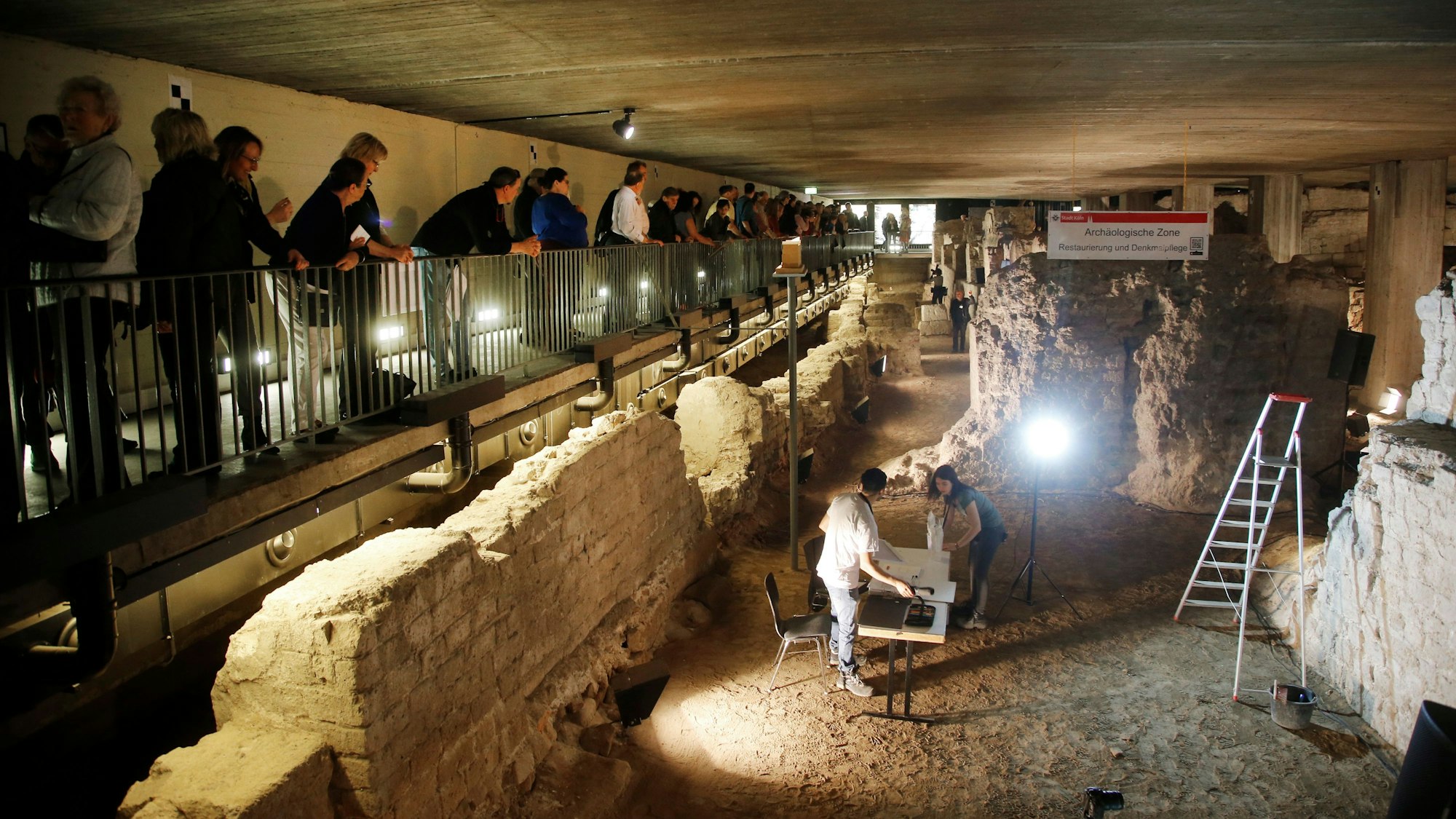 Das Praetorium, der ehemalige Palast des römischen Statthalters in Köln.