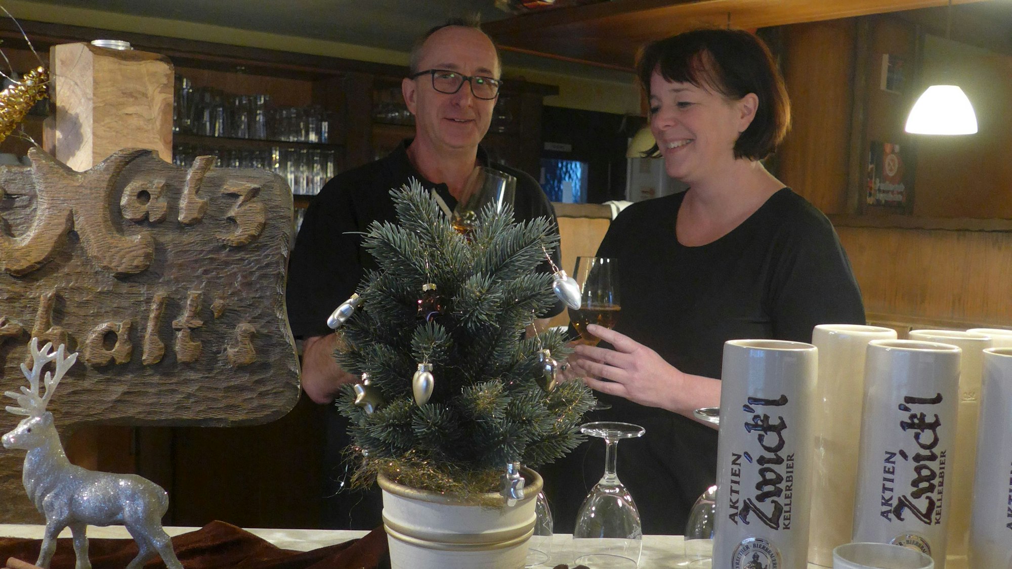 Die Gastgeber Andrea und Thomas Kann vom Merzbacher Hof stehen für im besten Sinne gutbürgerliche Küche