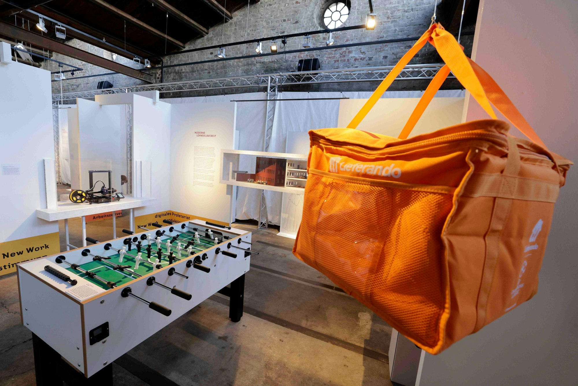 Blick in die Ausstellung im Industriemuseum.