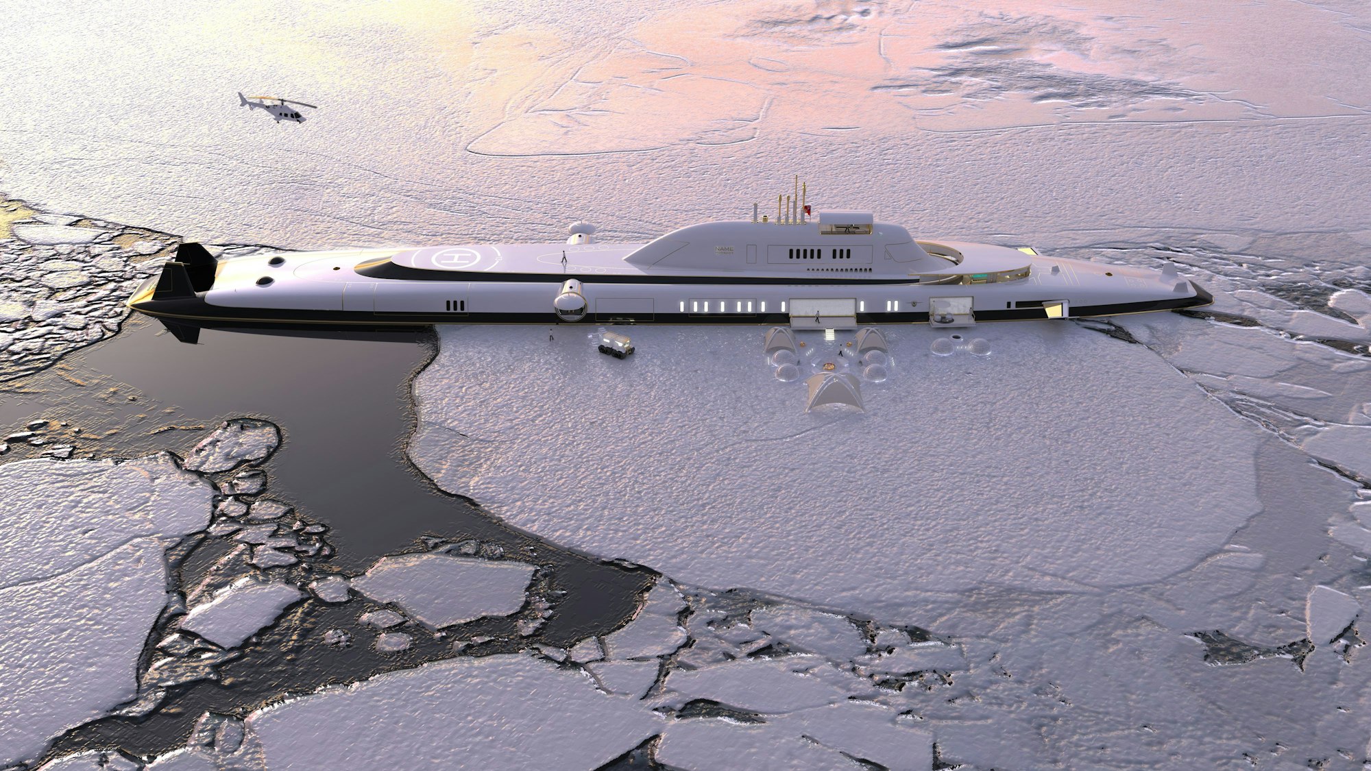 Auch für außergewöhnliche Bedingungen gemacht: Die Sicherheitsstandards in den Konstruktionsplänen der „Migaloo M5“ sind nach der Katastrophe mit dem Tauchboot „Titan“ hoch.