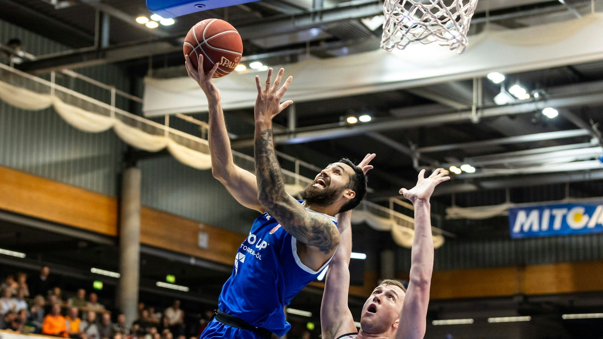 Martin Breunig (l.) kam beim MBC auf 19 Punkte, Thomas Kennedy hielt mit 16 dagegen.